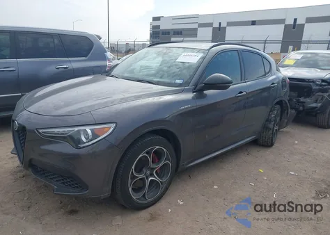 2023 Alfa Romeo Stelvio Veloce Awd from USA, damaged, VIN ZASPAKBN1P7D54084